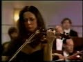 violonist silvia marcovici performs the tchaikovsky violin concerto , with the den haag orchestra , and conductor alain lombard , 1980.