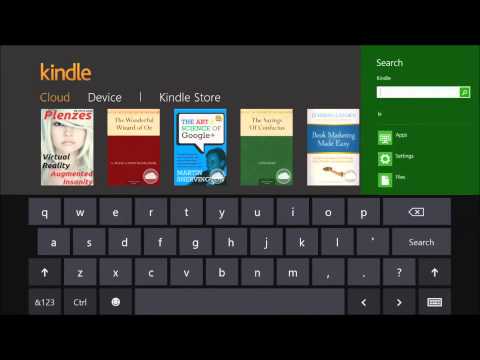 how to use the kindle app