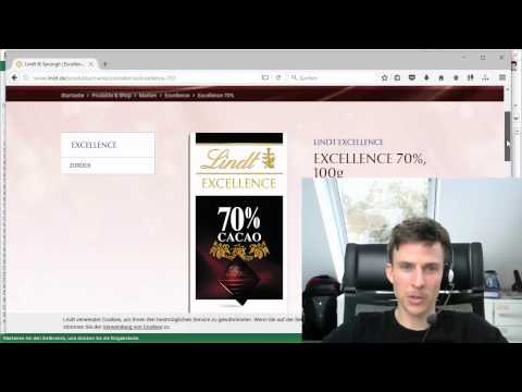 Kakao, Fett, Zucker, Kalorien (Regression in Excel) - Welche Schokolade? (von Benjamin Erhardt) Kakao, Fett, Zucker, Kalorien (Regression in Excel) - Welche Schokolade? (von Benjamin Erhardt)
