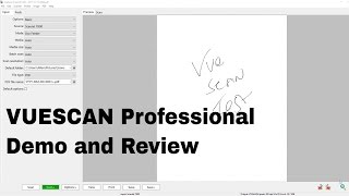 VueScan – trial video review