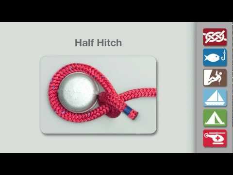 how to half hitch knot