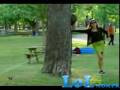 A Powerful Peeing Boy in Park