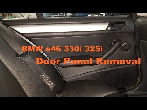 Bmw e46 330i door panel removal 323i 325i sedan