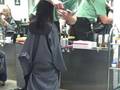 Megan gets a haircut