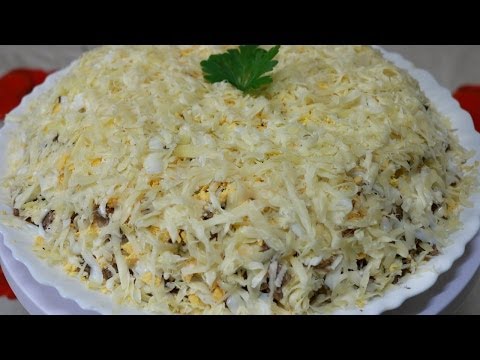 Рецепты салатов мужской с