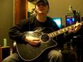 Might Morphin Power Rangers Theme Song on accoustic guitar