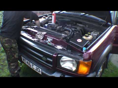 Landrover Discovery 2 TD5 Auto replacing the intercooler hoses