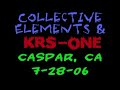 COLLECTIVE ELEMENTS WITH KRS-ONE