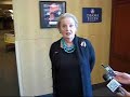 Albright meets the press