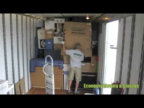 how to properly load a moving truck