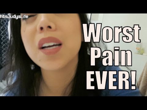Worst Pain EVER! - January 08, 2015 ItsJudysLife Vlog