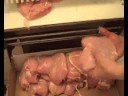 Skinning chicken breasts