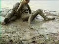 Rubber wetsuits in riverbottom mud