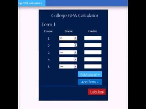 how to calculate college gpa