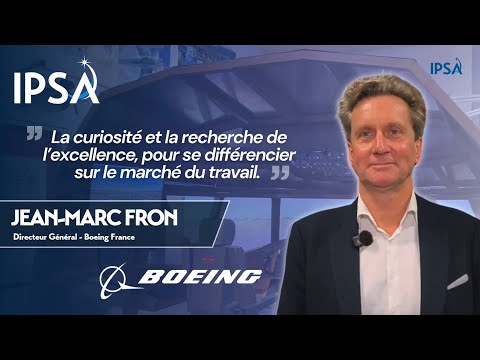 Jean-Marc Fron, PDG de Boeing France, inaugure le cycle de masterclass #IPSADemain 2025 à l’IPSA