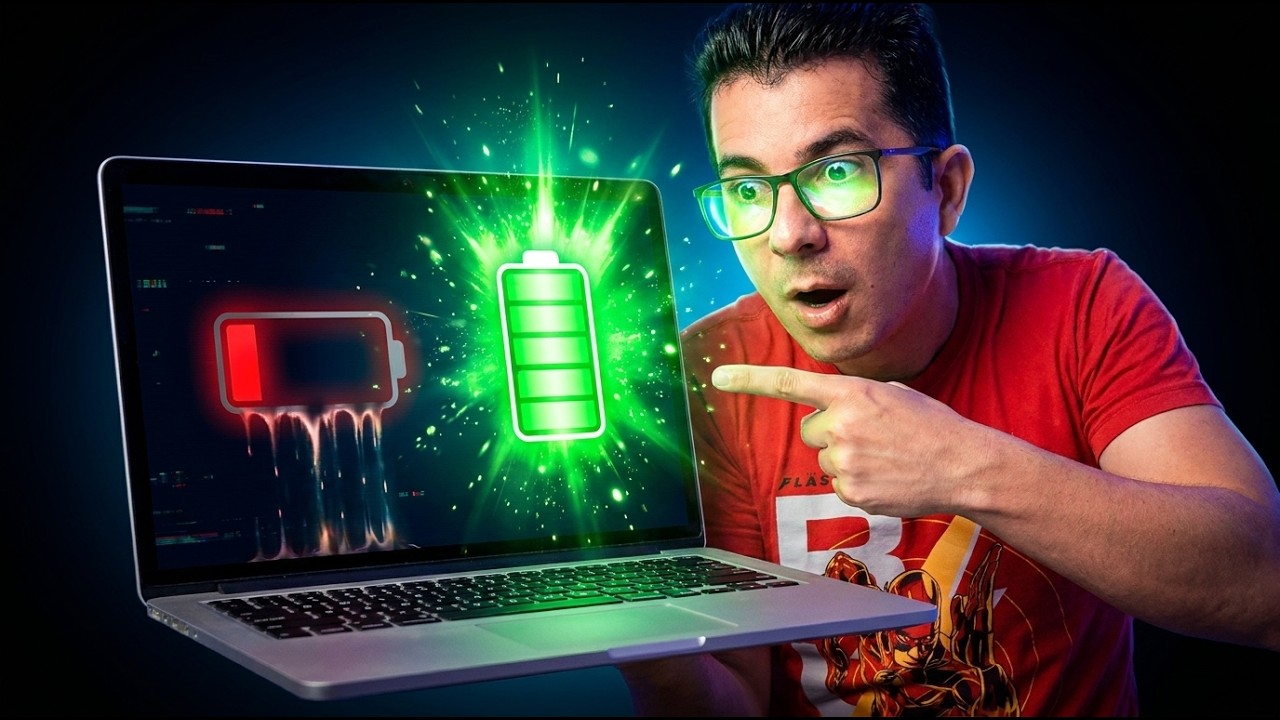 😱Seu Notebook Descarrega Rápido? Faça Isso Agora e DOBRE a Bateria!