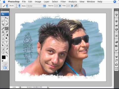 Learn Photoshop - How to create a professional image edges | 4