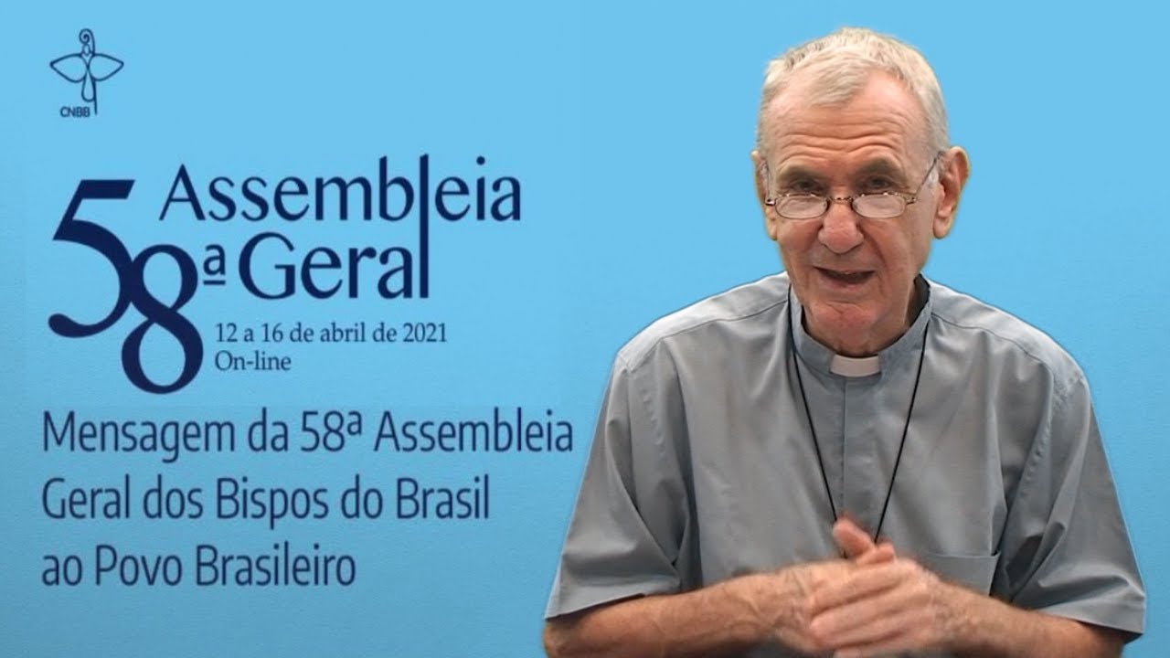 Dom Pedro José Conti apresenta a mensagem da CNBB