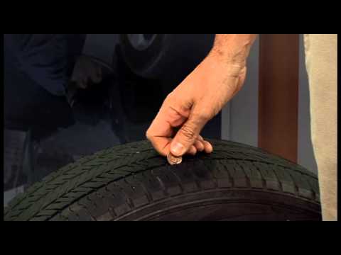 how to check tire tread