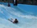 Benny en el boogie bahn en schlitterbahn SPI