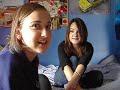 episode 3 in Bekah's brothers room with sex dice, handcuffs and hats :) Bekah looks well bored for most of it :)www.myspace.com/bekahandjodie:)x