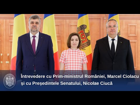 The Head of State met with Romanian Prime Minister Marcel Ciolacu and Senate President Nicolae Ciucă