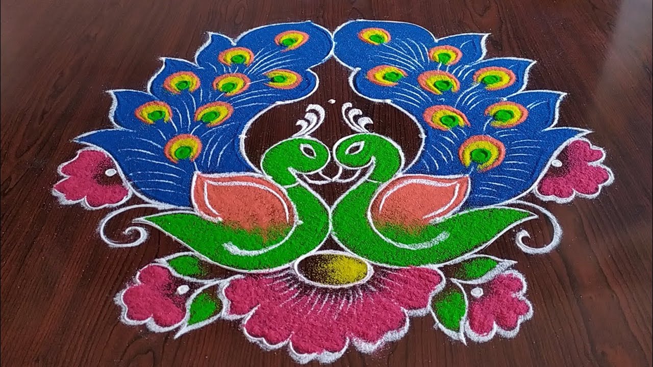 New Year Special Rangoli Designs 2021 Rangoli Designs Blouse Designs