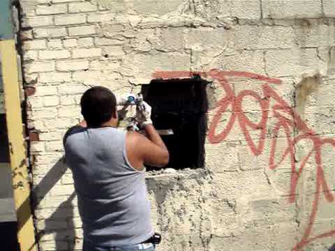 how to patch cinder block