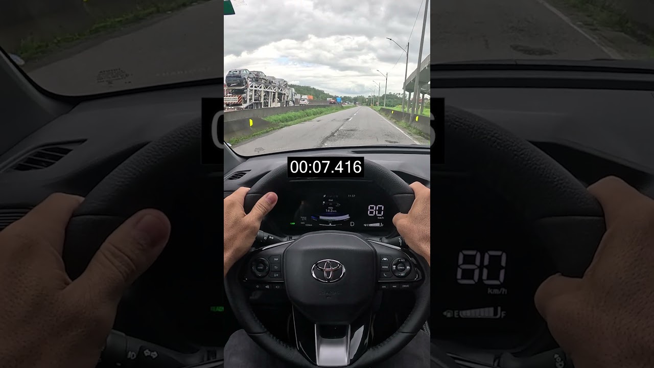 Yaris Cross XRX Hibrido no teste do 0 a 100! #yariscross2026 #toyota #suvhibrido