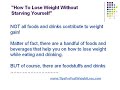 How To Lose Weight Without Starving Yourself