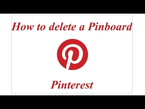 how to delete pinterest account