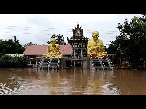 Nordthailand: Sturzfluten aus Regenfällen nach Tropen ...