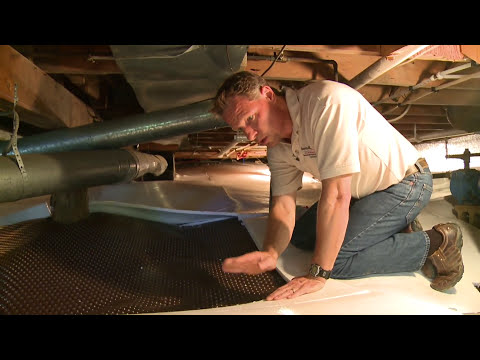 how to insulate under a crawl space