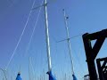 Ferrocement sailboat in Everett marina Ferrocement sailboat in Everett marina