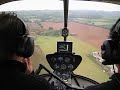 Helicopter in autorotation to ground