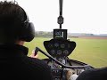 Helicopter in autorotation to ground