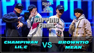 Champiwan & Lil C vs Brown Tio & Mean – SHAKE THE SPOT VOL.1 FINAL