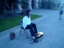 AWESOME! Guitar player plays with hes feet! AWESOME! Guitar player plays with hes feet!