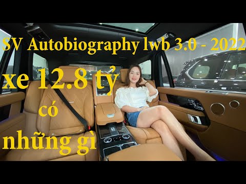Căn biệt thự 12 8 tỷ di chuyển Range Rover SV Autobiography LWB 3.0 2022 giao ngay tại Auto 568