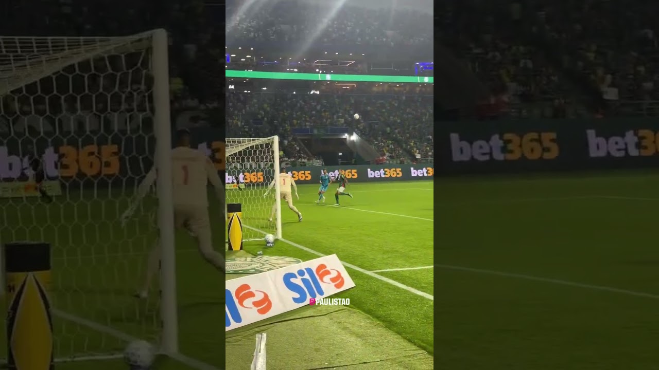 SÓ TAPA!O Santos quase marca o segundo no Allianz Parque! #FutebolPaulista #Santos