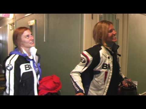 katee sackhoff maxim. Katee Sackhoff and Tricia Helfer arrive in San Francisco at the end of their 4-day ride for Kiehl#39;s Life Ride 2010 Charity Ride to help raise money for