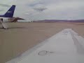 landing in ushuaia in md88 of austral lineas aereas