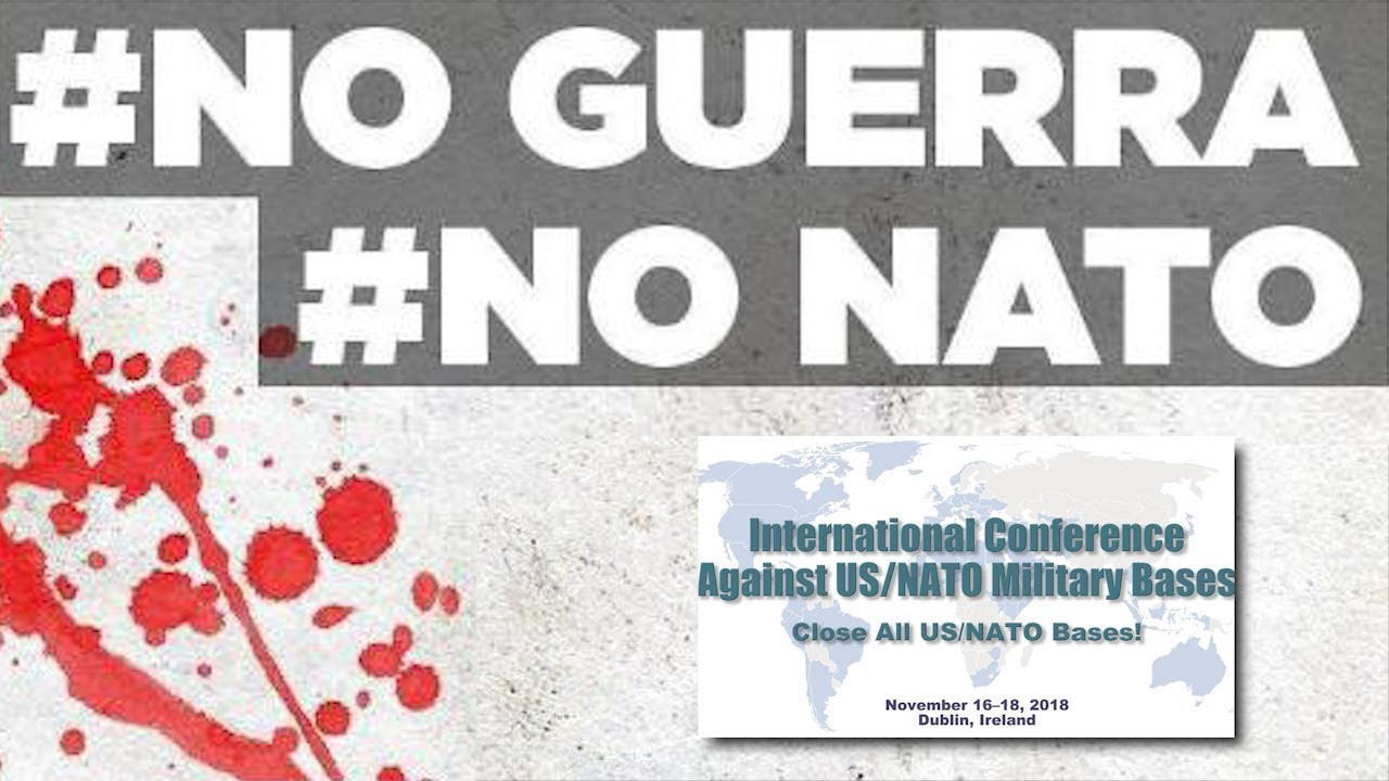 Il Comitato No Guerra No Nato alla Prima Conferenza Internazionale Kontrolle der Basi Militari USA / NATO