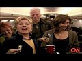 Sen. Hillary Clinton relaxes with a beer Sen. Hillary Clinton relaxes with a beer