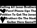 Let Jonas Brothers On Guitar Hero!