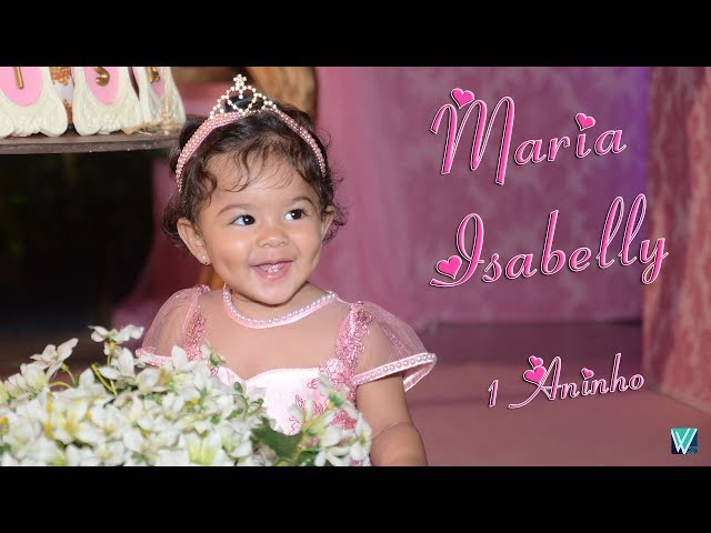 1 ano Maria Isabelly