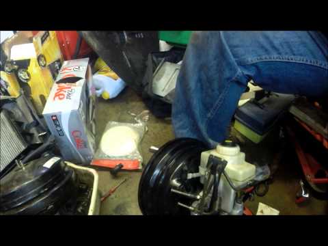 BMW 540i brake booster replacement