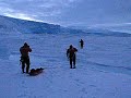 First Sea Ice Tests of the Anatarctic Winter