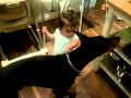Doberman won't budge