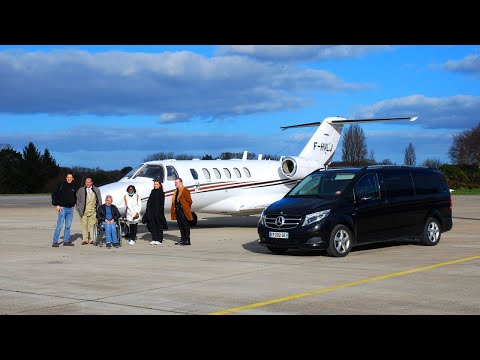 Vols solidaires entre Paris Le Bourget et Lorient avec le jet privé Cessna Citation CJ2 le 25/02/22